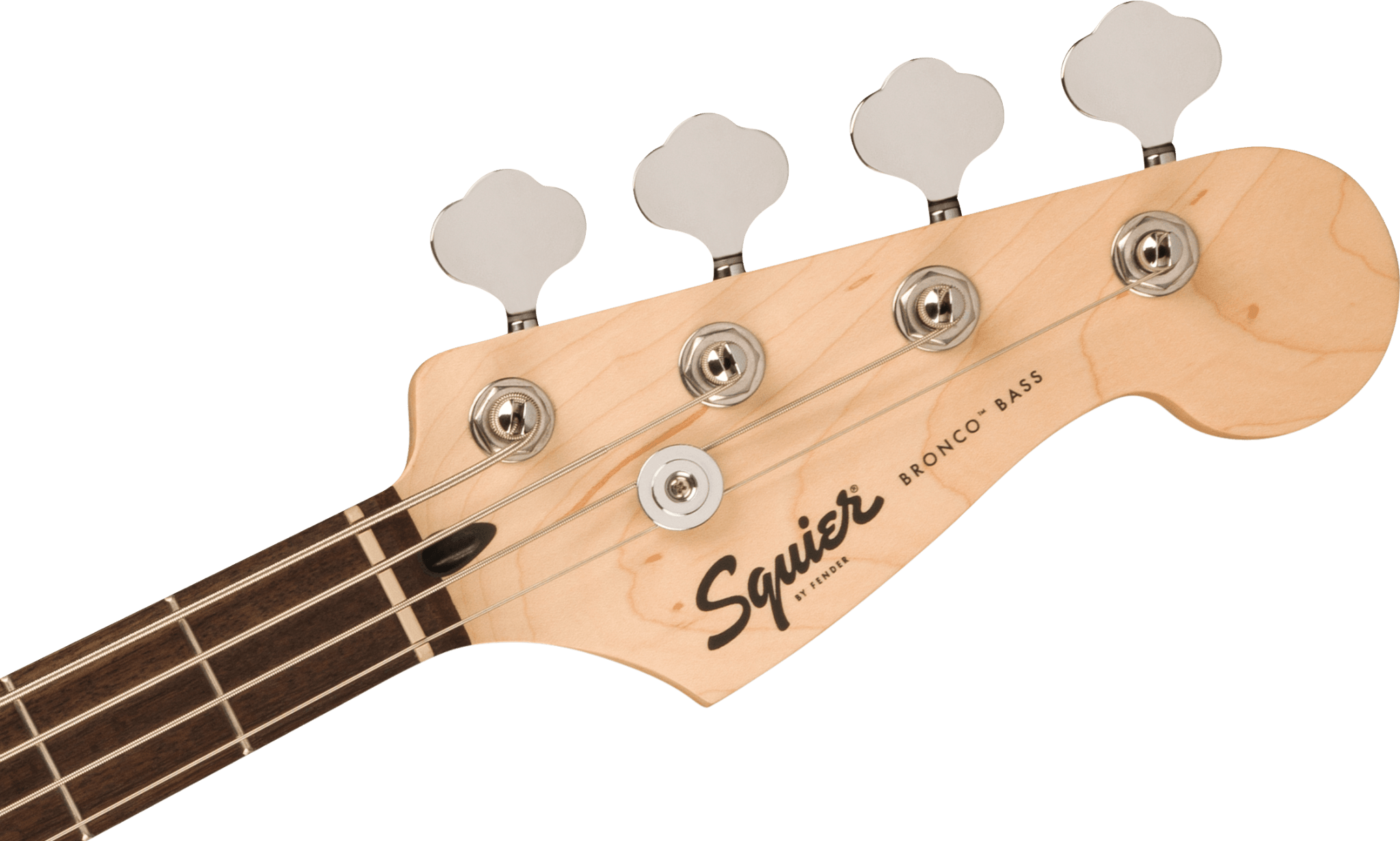 Squier Sonic Bronco Bass, Laurel Fingerboard, White Pickguard, Black by FMIC