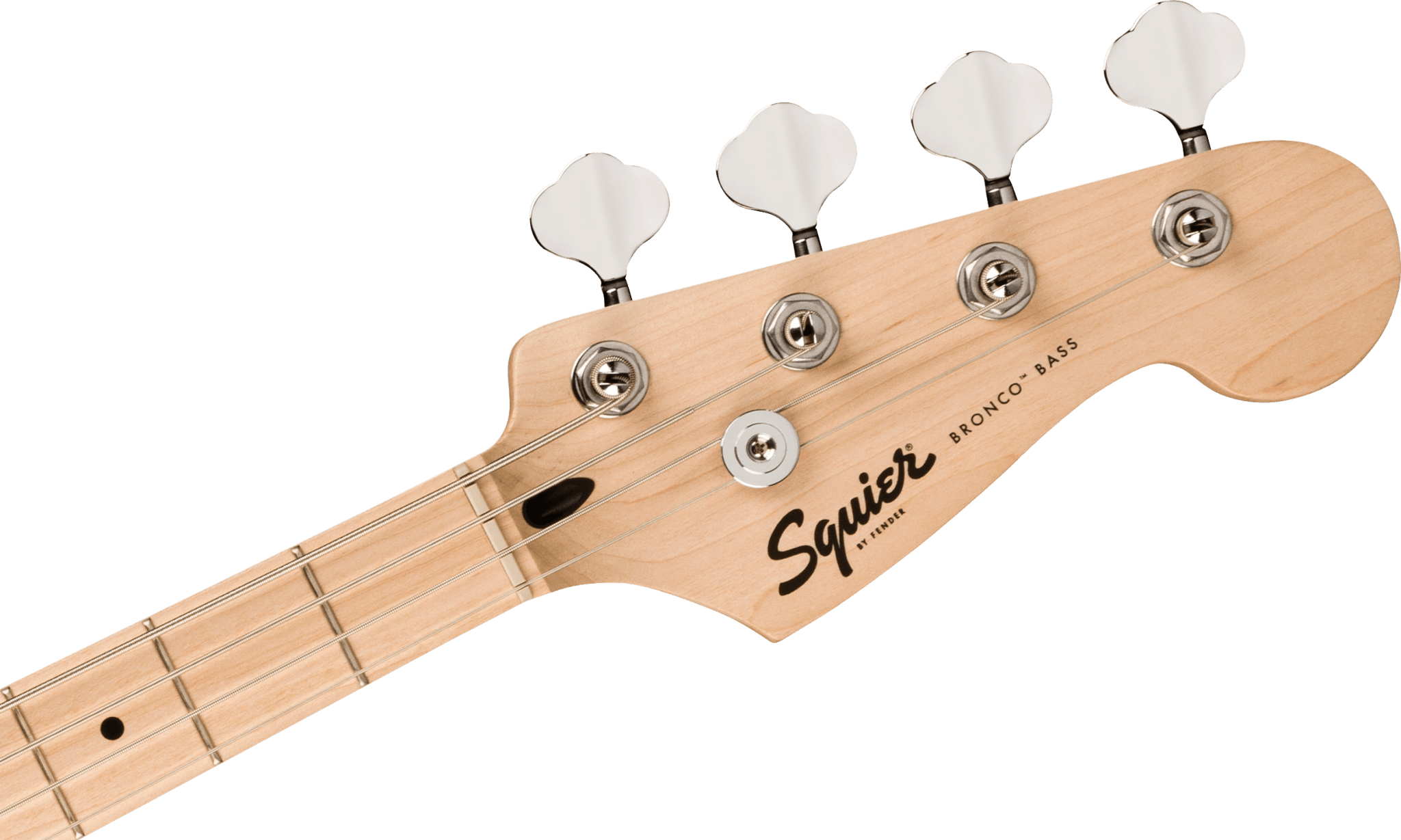 Squier Sonic® Bronco™ Bass, Maple Fingerboard, White Pickguard, Arctic White by FMIC