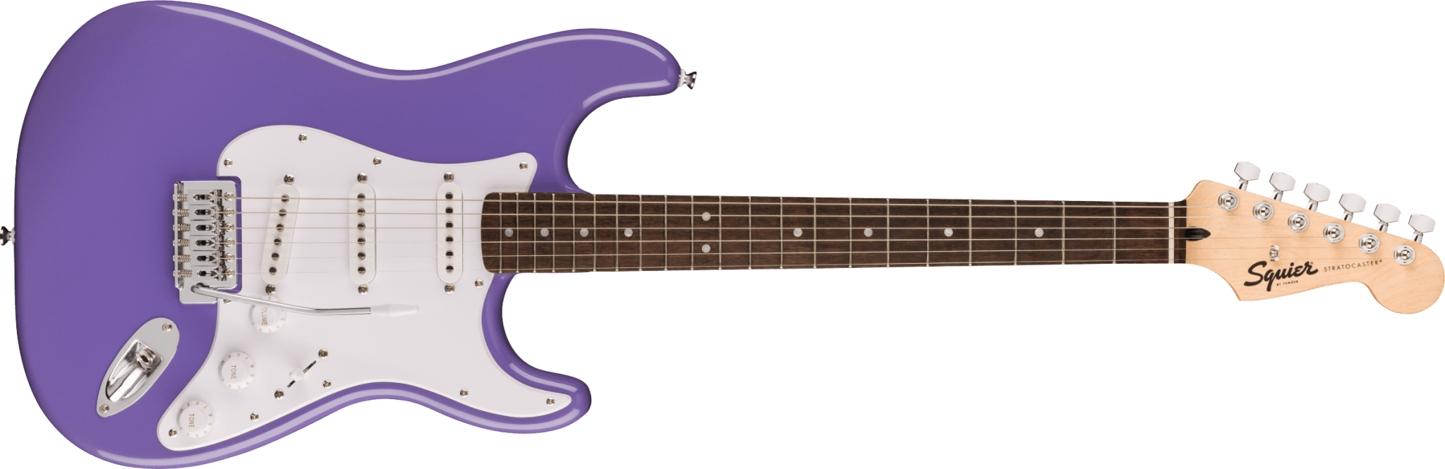 Squier Sonic™ Stratocaster®, Laurel Fingerboard, White Pickguard, Ultraviolet by FMIC