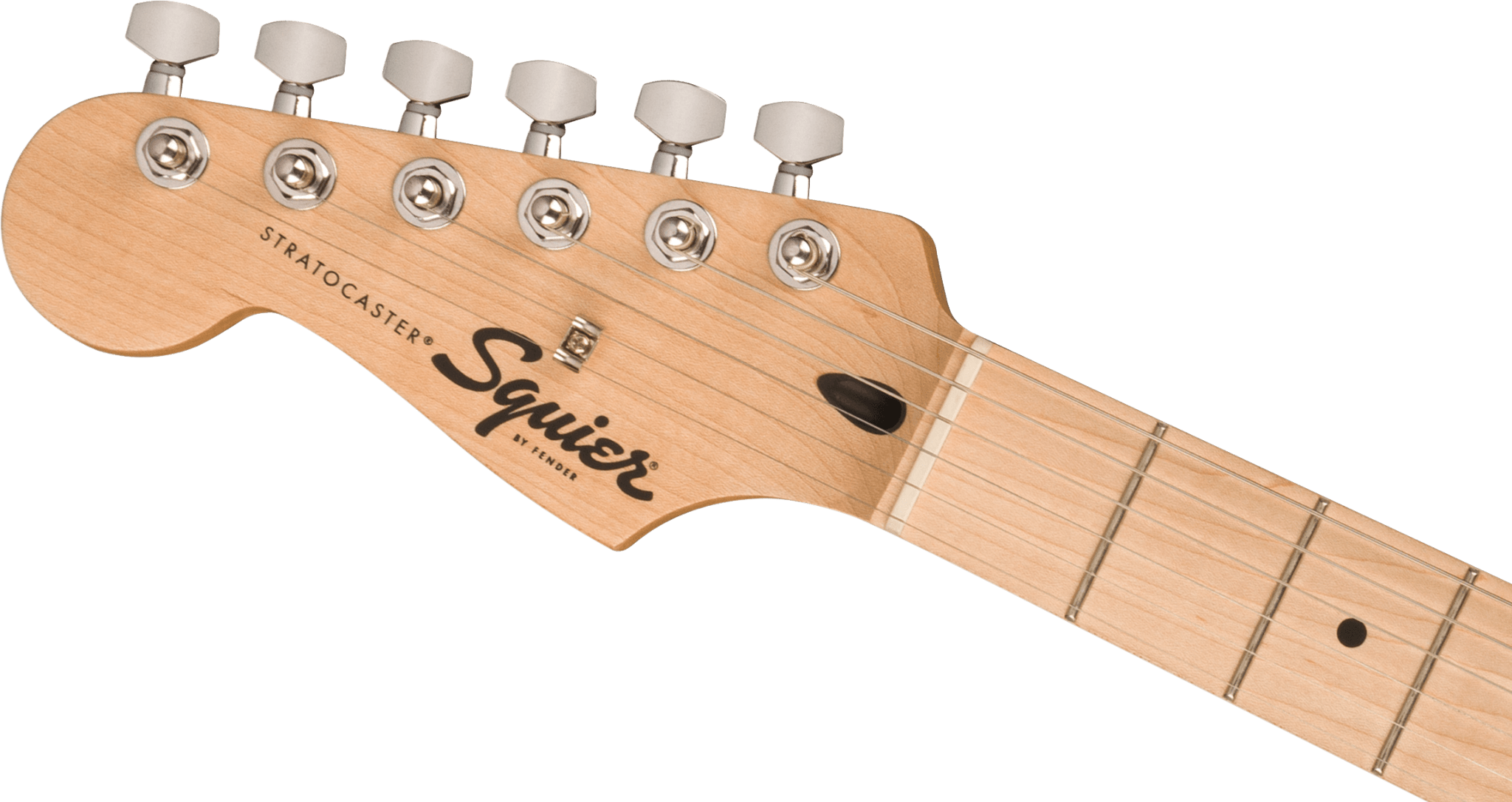Squier Sonic™ Stratocaster® Left - Handed, Maple Fingerboard, White Pickguard, Black by FMIC