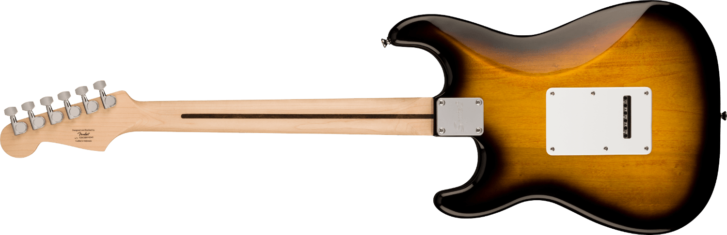 Squier Sonic™ Stratocaster®, Maple Fingerboard, White Pickguard, 2 - Color Sunburst by FMIC