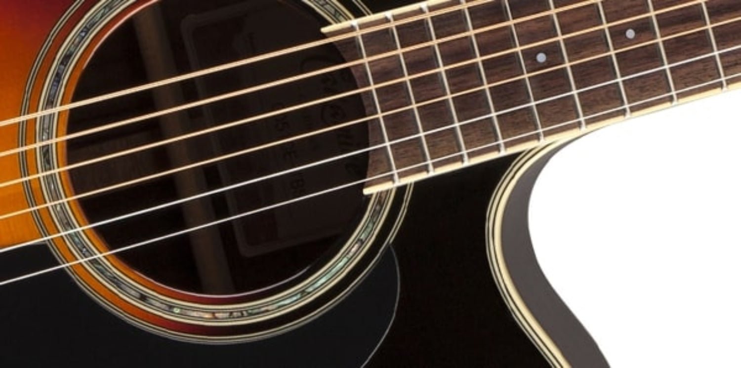 Takamine Dreadnought Cutaway Acoustic - Electric Guitar, Sunburst by Coast Music
