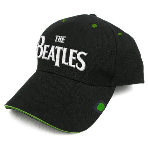 THE BEATLES UNISEX BASEBALL CAP: DROP T LOGO (BADGE) by Rock Off Trade