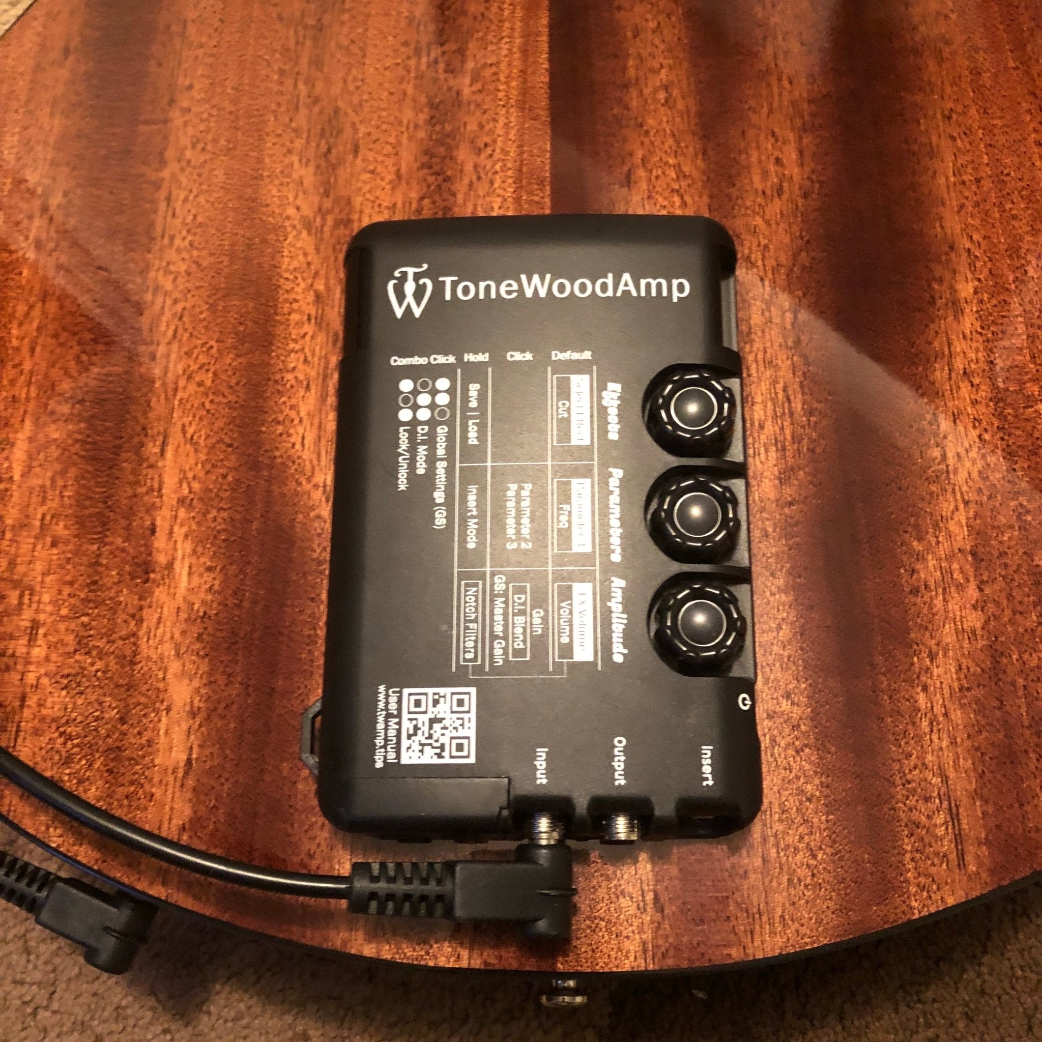 ToneWoodAmp SOLO + Additional X - Brace by HONZ Technologies