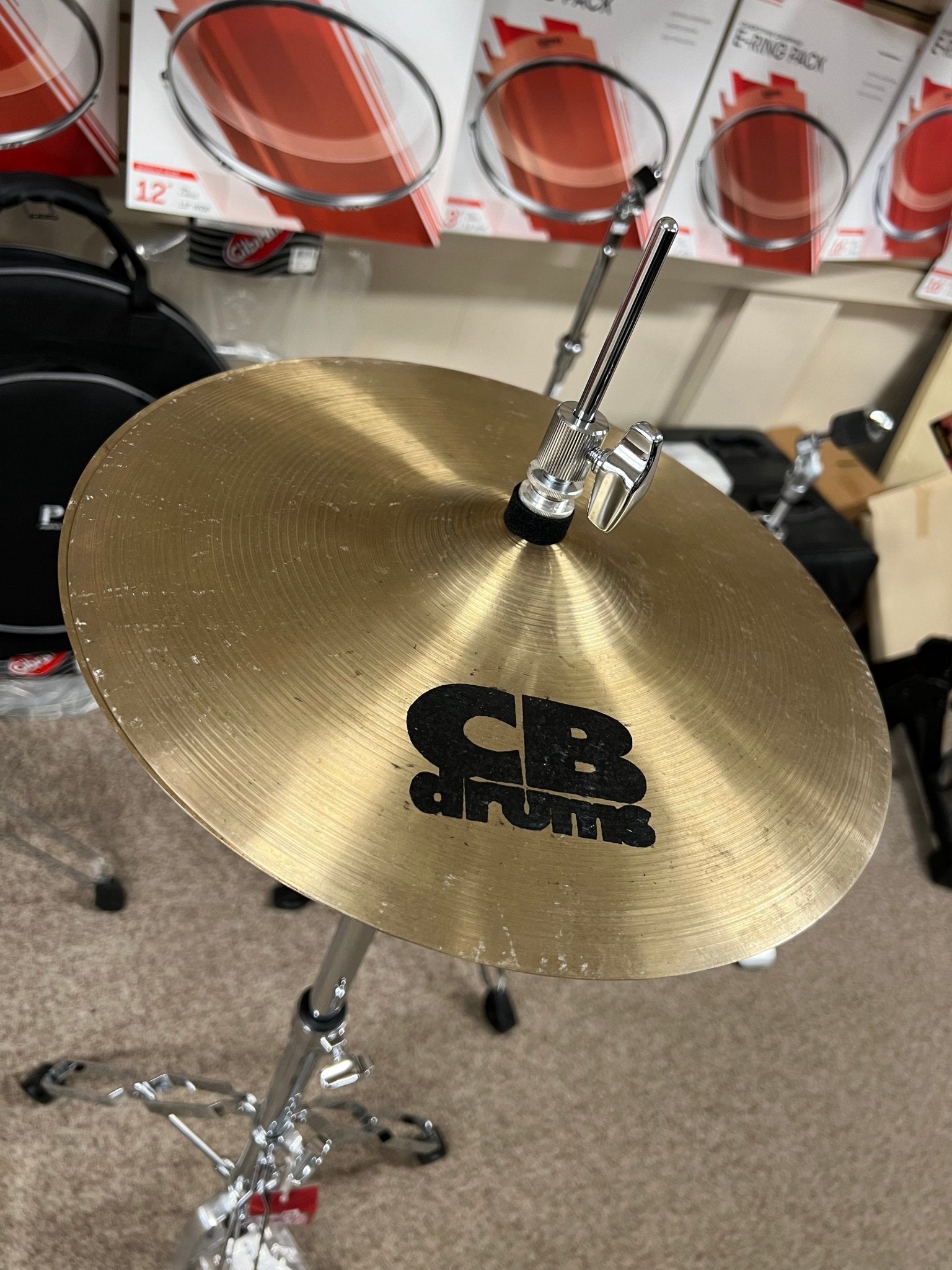 Used CB Drums Hi - Hat Cymbals by Used