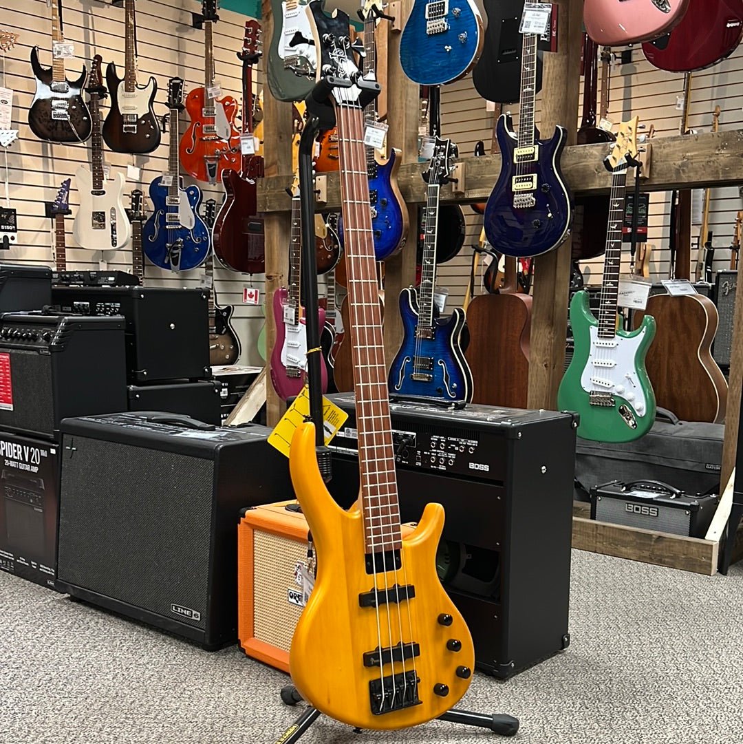Used Epiphone Toby Deluxe IV 4 - String Bass - Translucent Amber by Used