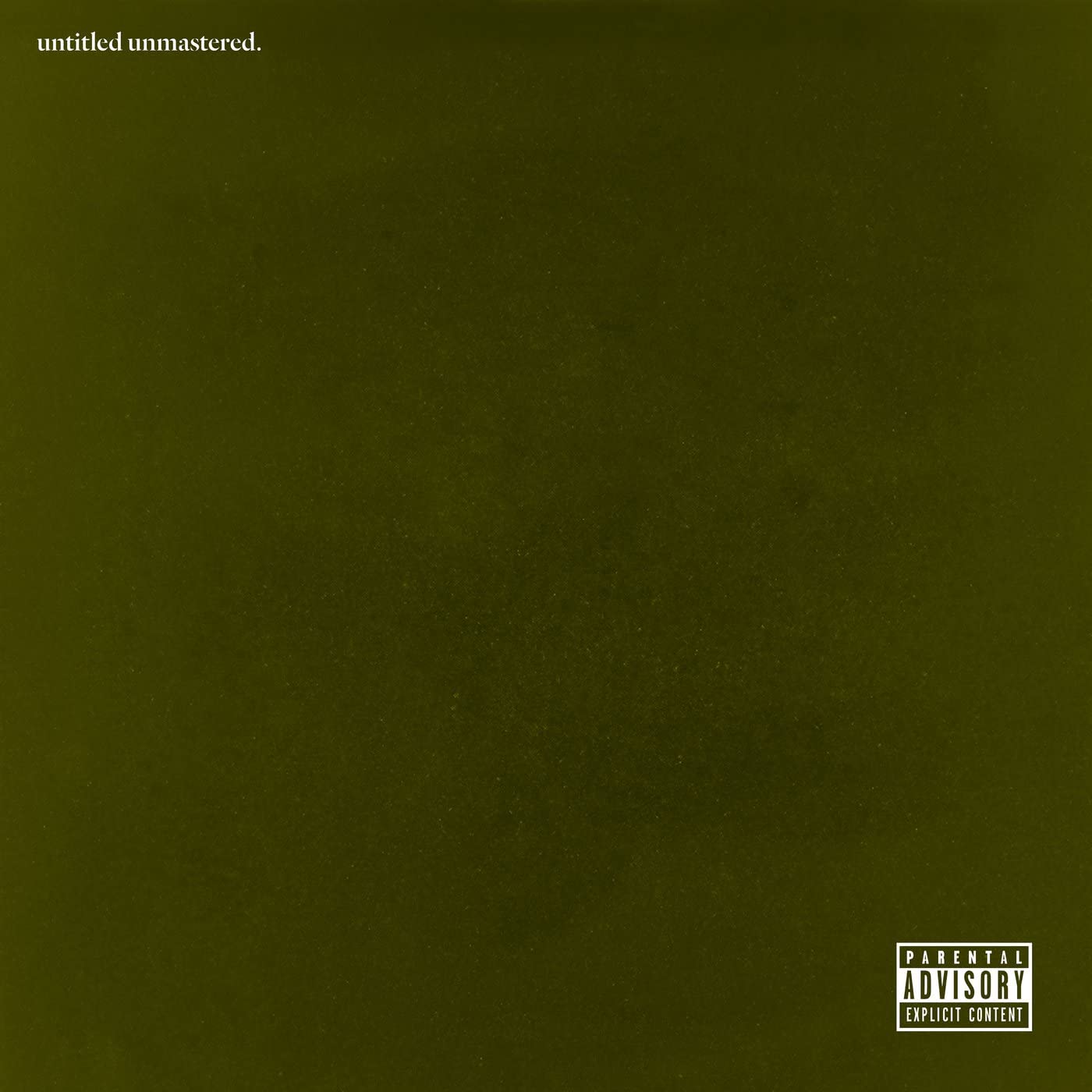VINYL Kendrick Lamar Untitled Unmastered by FAB