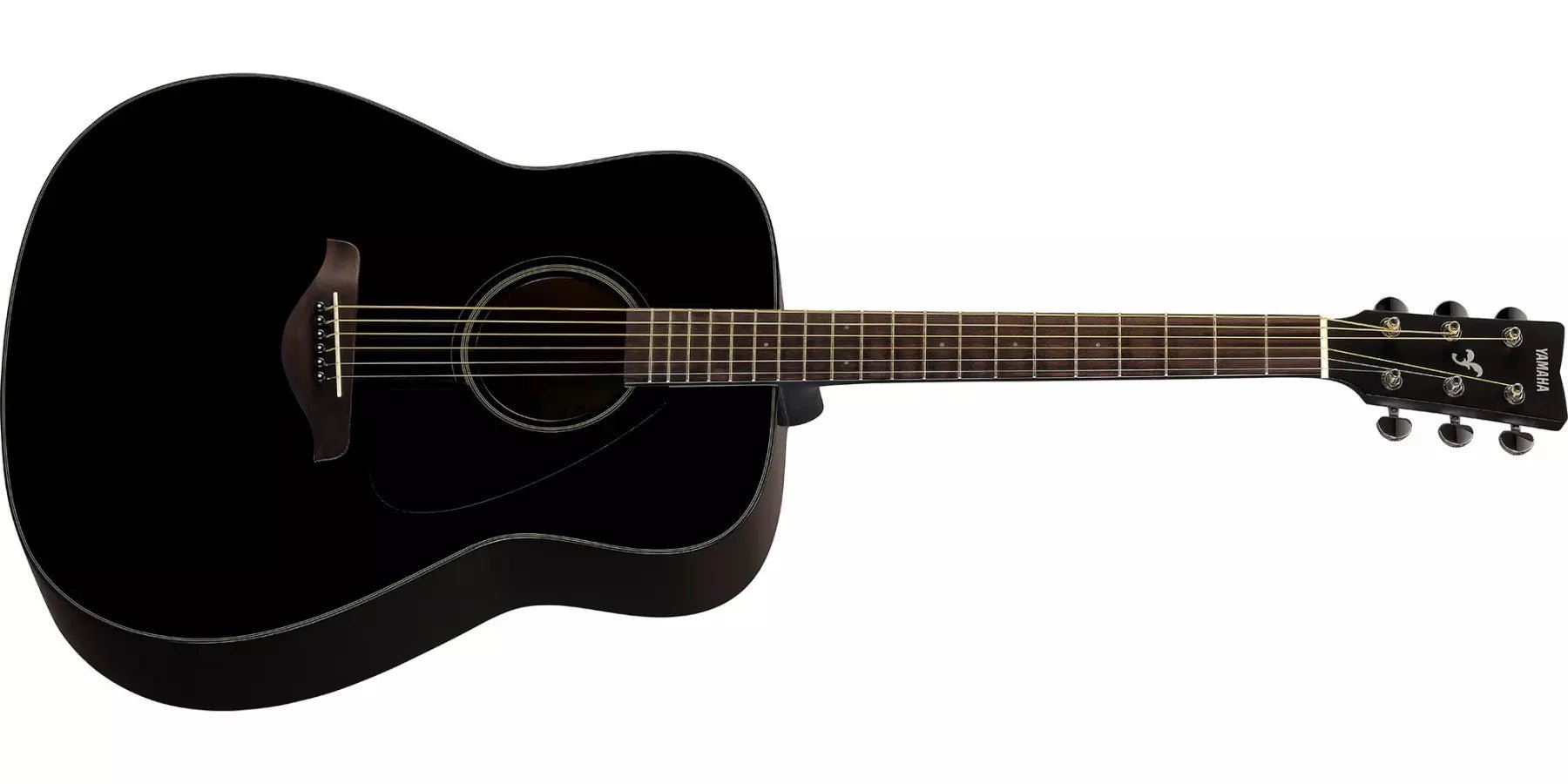 Yamaha FG800J Spruce Top Acoustic Guitar - Black by Yamaha