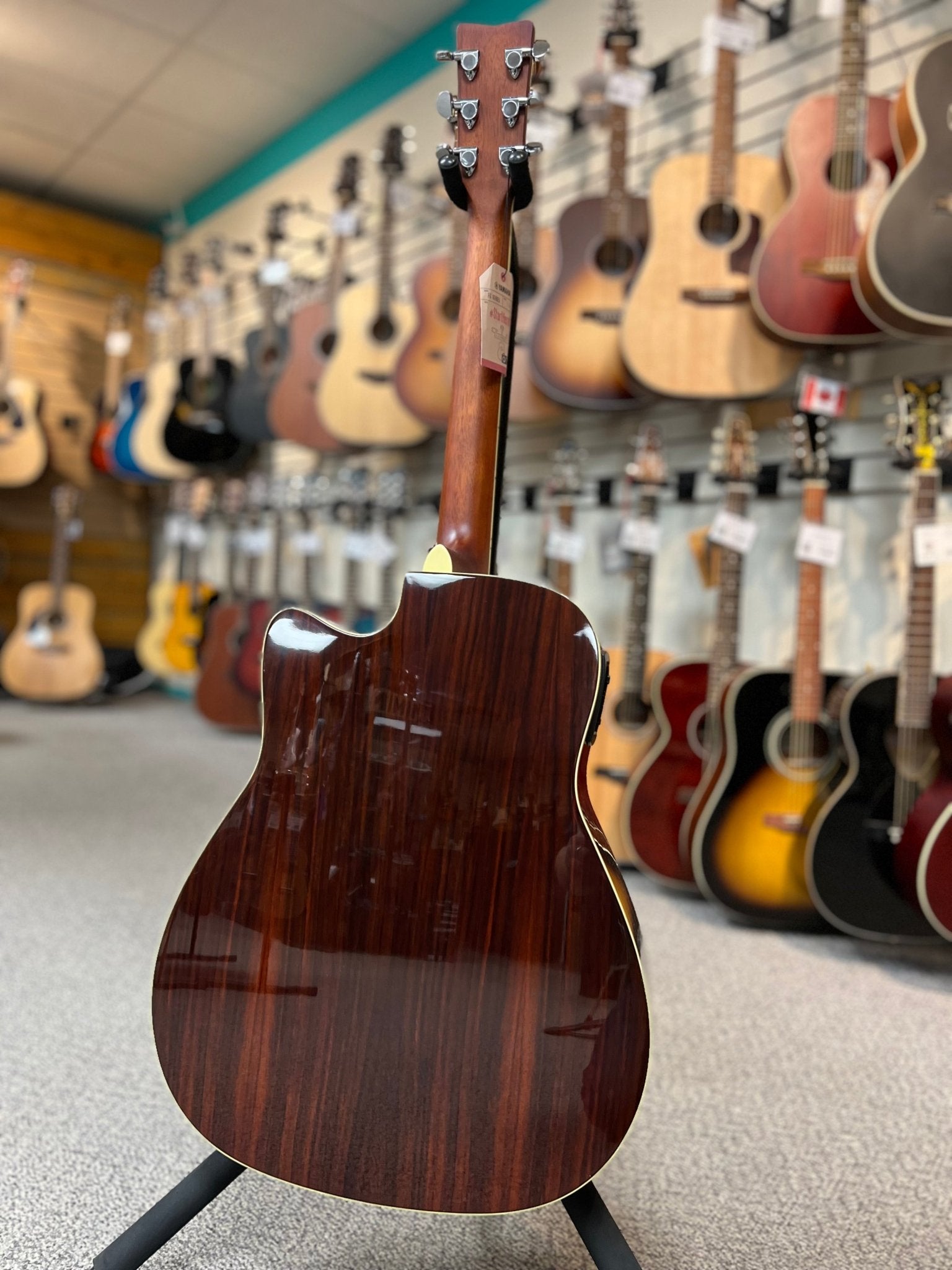 Yamaha FGX830C Acoustic/Electric Guitar with Solid Sitka Spruce Top & Rosewood Body (B - Stock) by Yamaha
