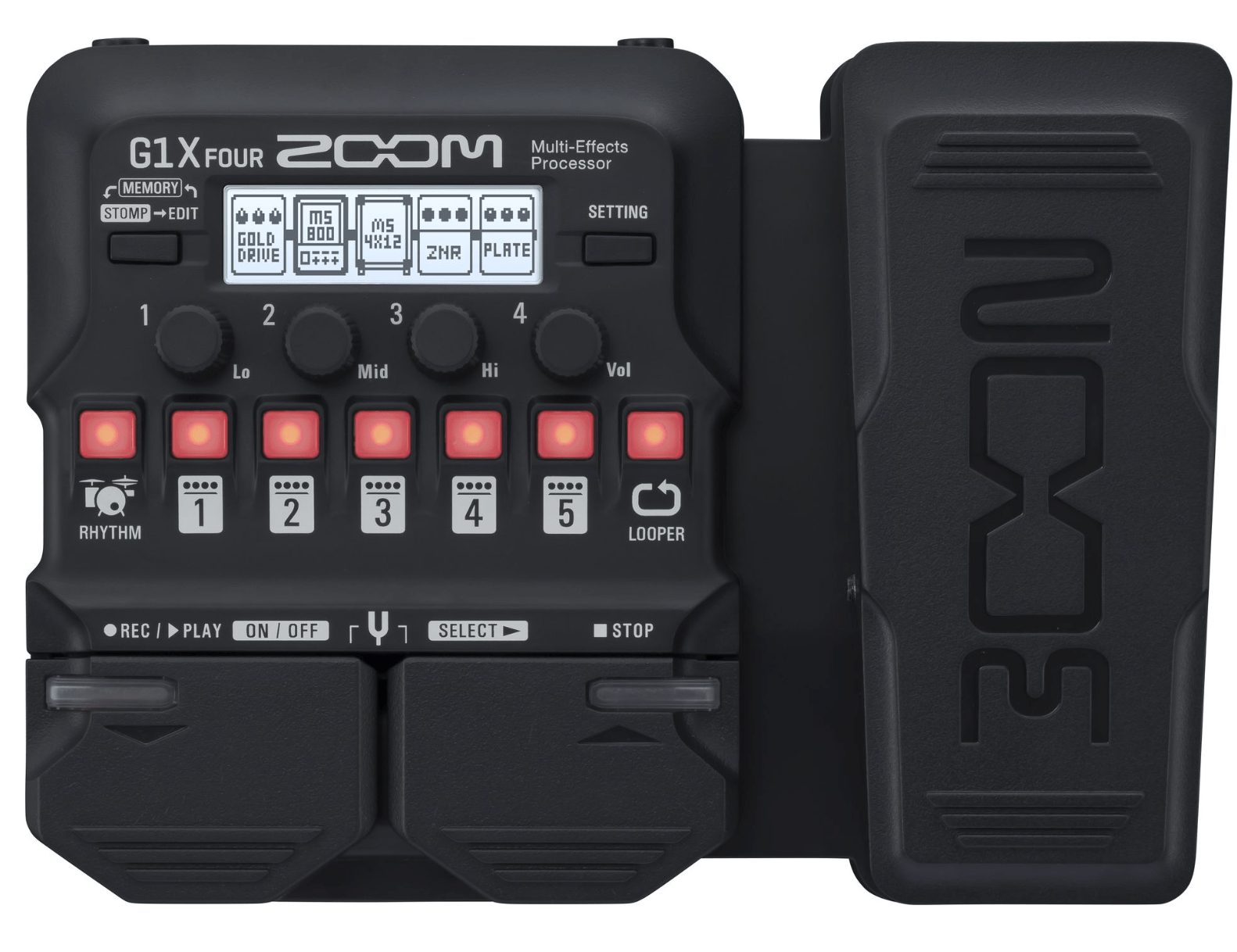 Zoom G1X Four Guitar Multi - Effects Processor by Intellimix