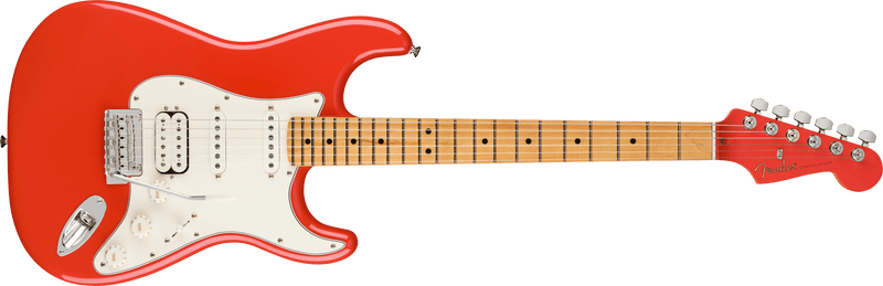 Demo Fender Limited Edition Player Stratocaster® HSS, Maple Fingerboard, Fiesta Red with Matching Headstock