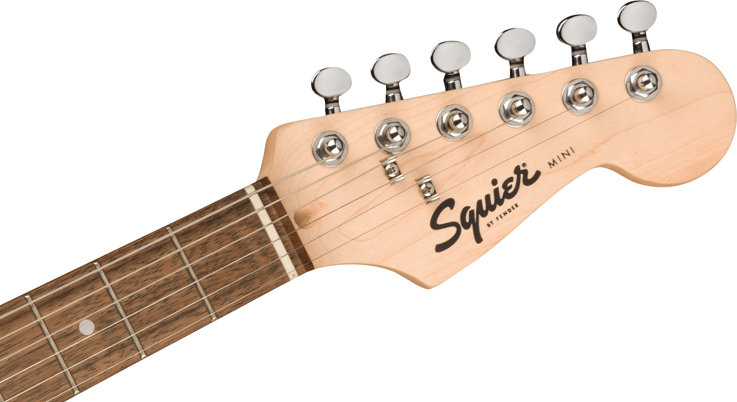 Squier Mini Stratocaster®, Laurel Fingerboard, Shell Pink
