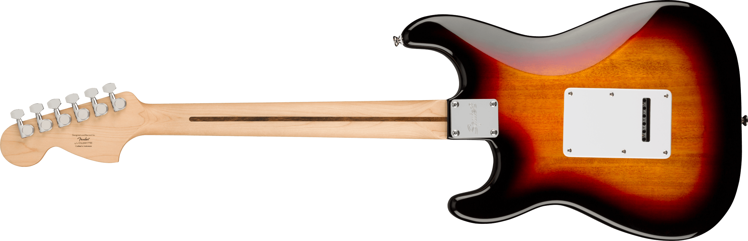 Squier Affinity Series™ Stratocaster®, Laurel Fingerboard, White Pickguard, 3-Color Sunburst
