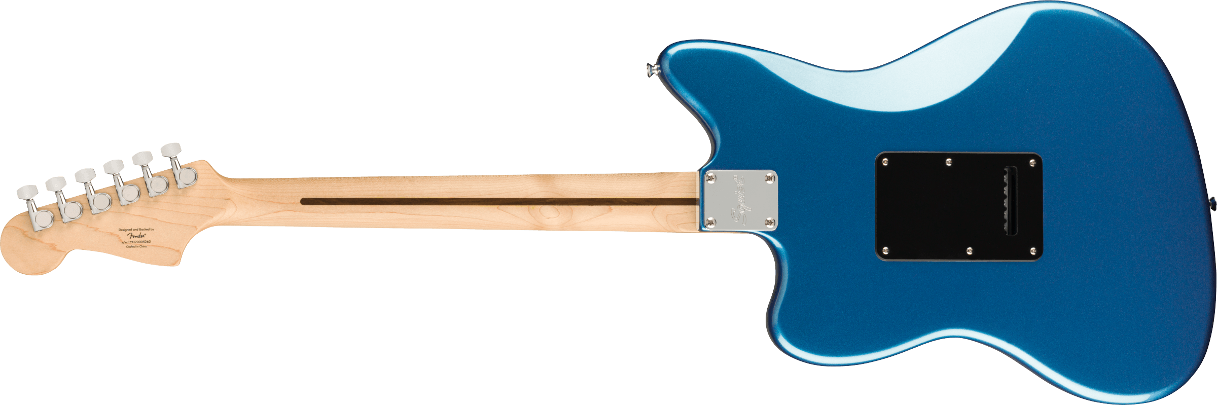 Squier Affinity Series™ Jazzmaster®, Laurel Fingerboard, Black Pickguard, Lake Placid Blue