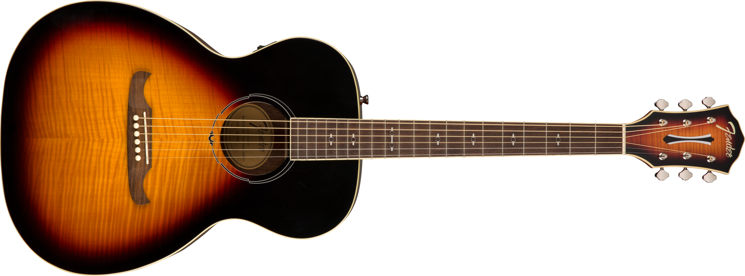 Fender FA-235E Concert Size Acoustic/Electric Guitar, Sunburst