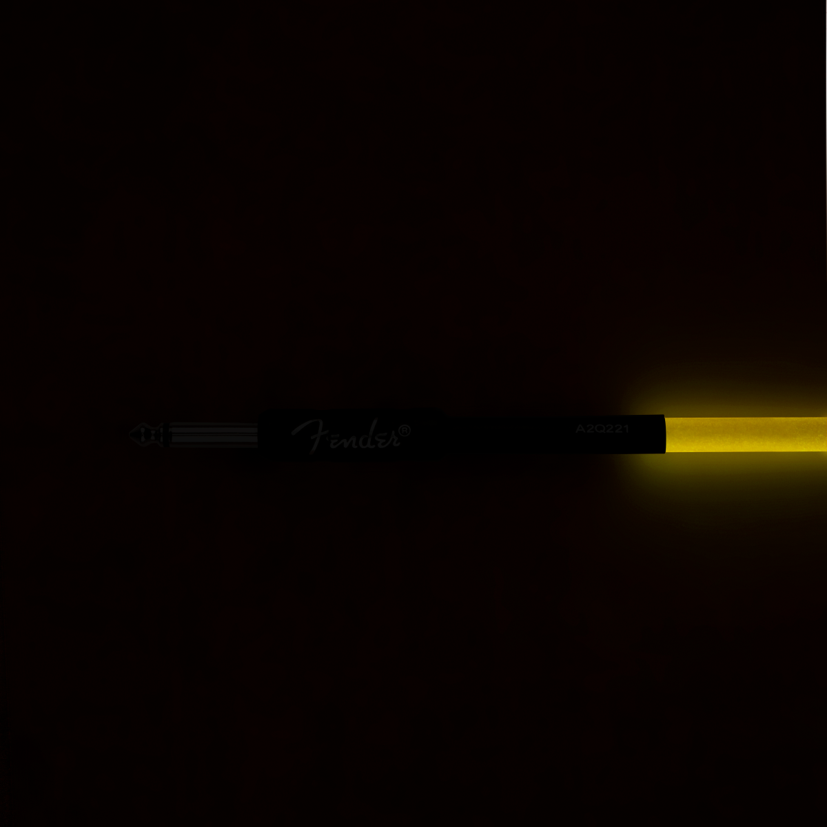 Fender Professional Glow in the Dark Cable, Orange, 18.6"