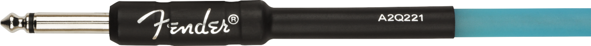 Fender Professional Glow in the Dark Cable, Blue, 18.6'