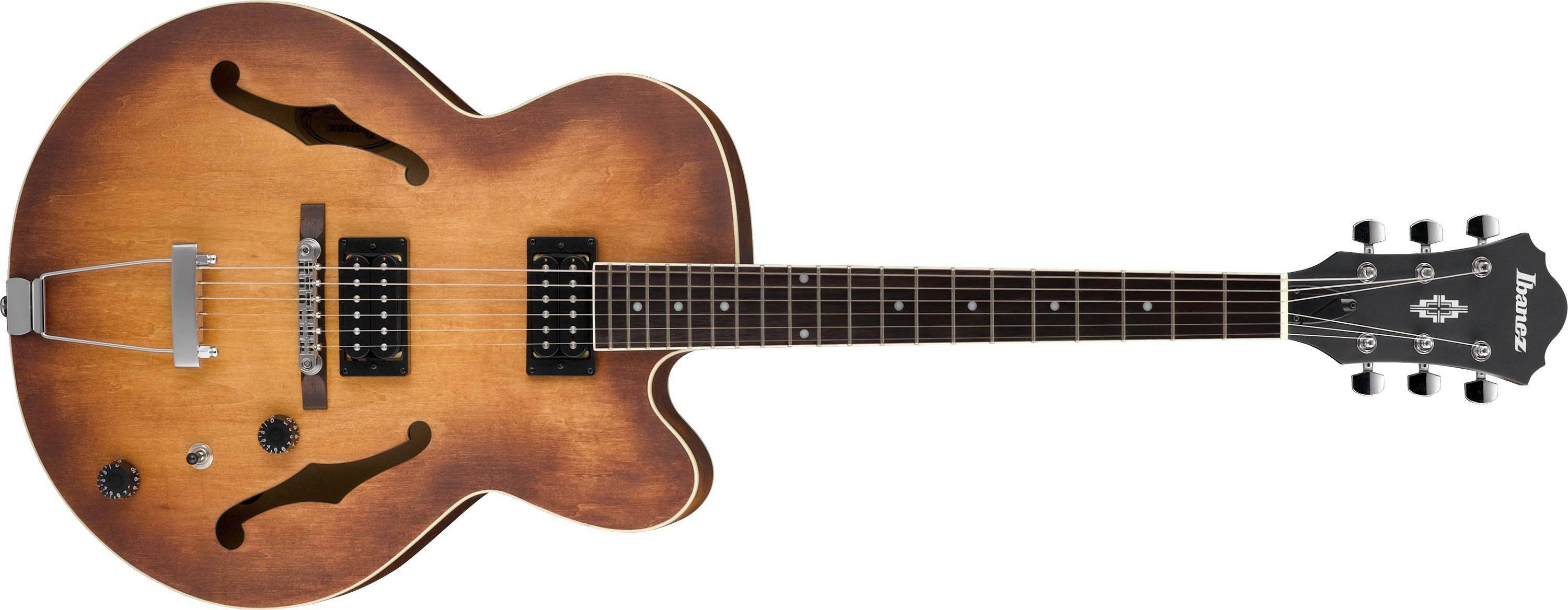 Ibanez AF Artcore AF55 Tobacco Flat, Hollow Body Electric Guitar