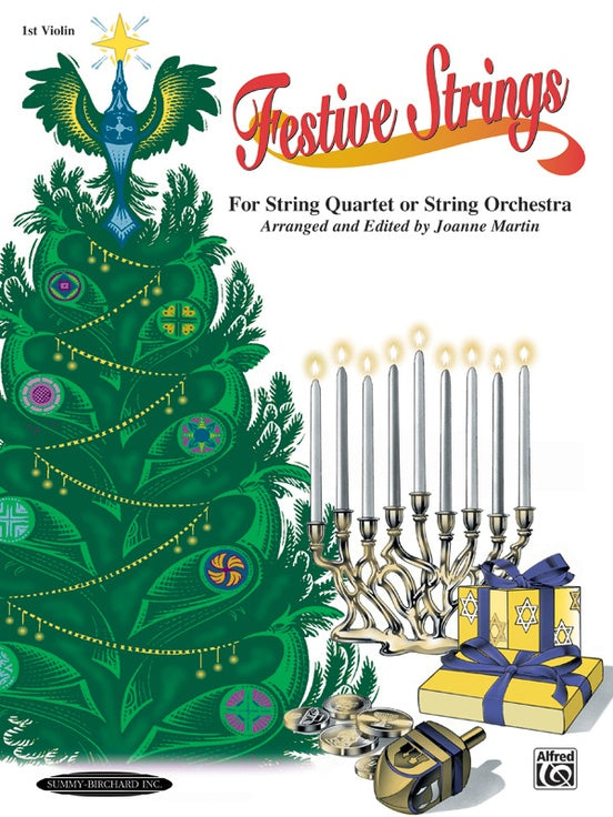 Festive Strings for String Quartet or String Orchestra - 1st Violin