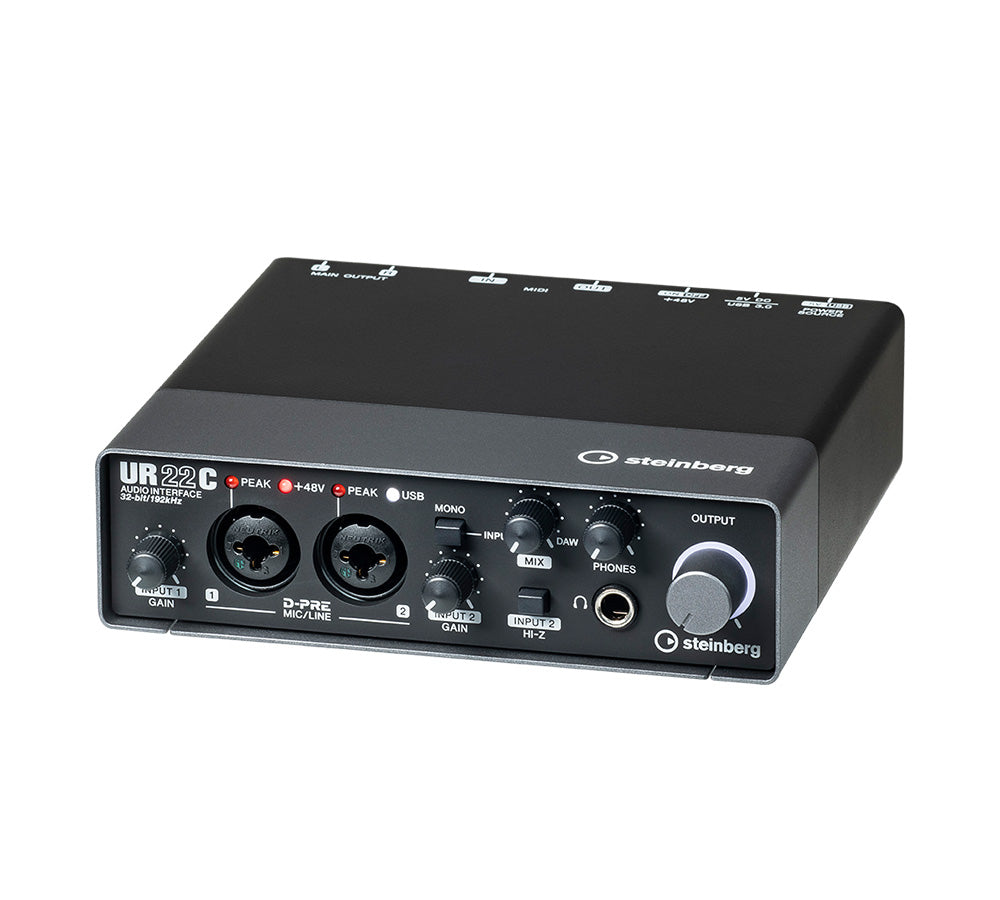 Steinberg UR22C 2x2 USB 3.0 Audio Interface – Faders Music Inc.