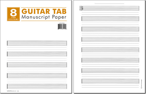 Guitar Tab Manuscript
