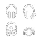 Audio-Technica ATH-M40X Over-Ear Sound Isolating Headphones - Black