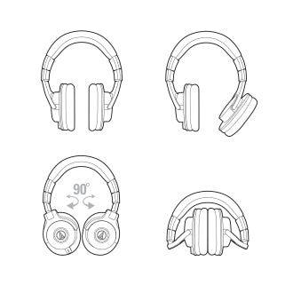 Audio-Technica ATH-M40X Over-Ear Sound Isolating Headphones - Black
