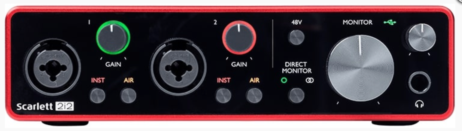 Focusrite Scarlett 2i2 3rd Gen – Faders Music Inc.