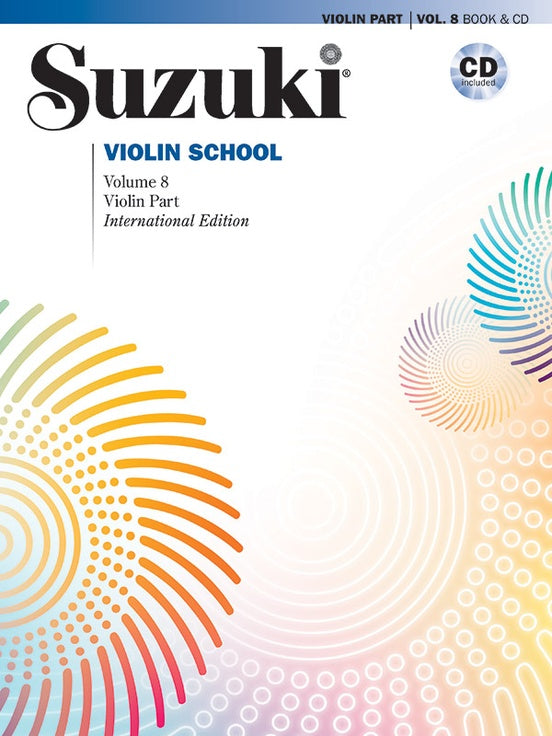 Suzuki Violin School - Volume 8 with CD - International Edition