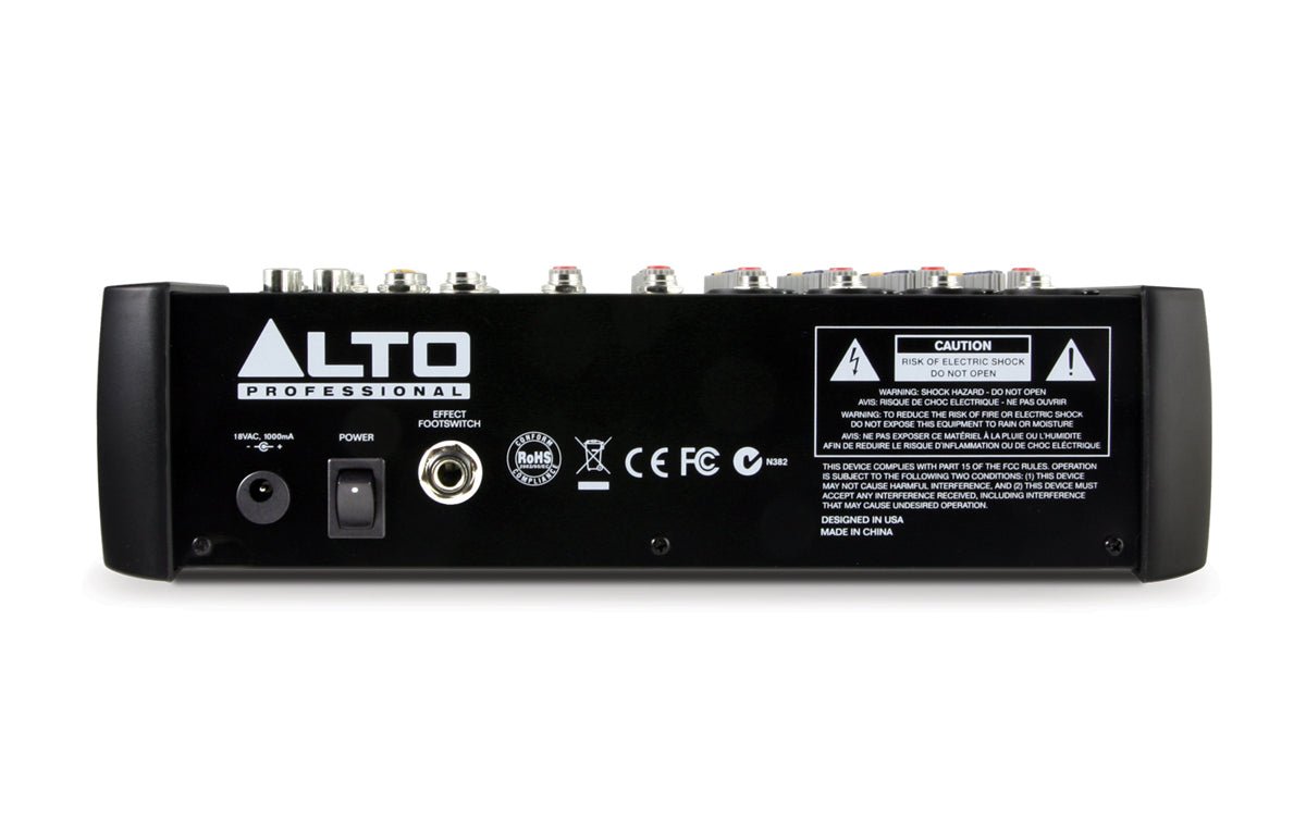 Alto ZMX122 8 - Channel Compact Mixer with Effects by inMusic