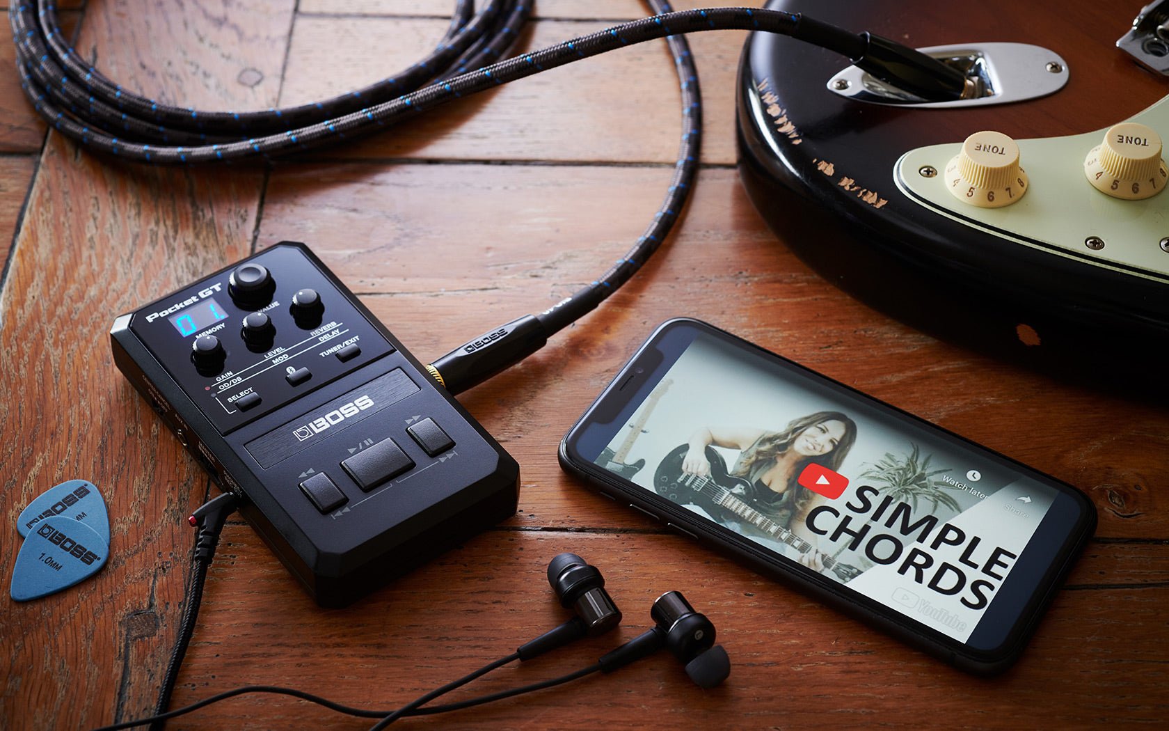 Boss Pocket GT Effects Processor by Roland Canada