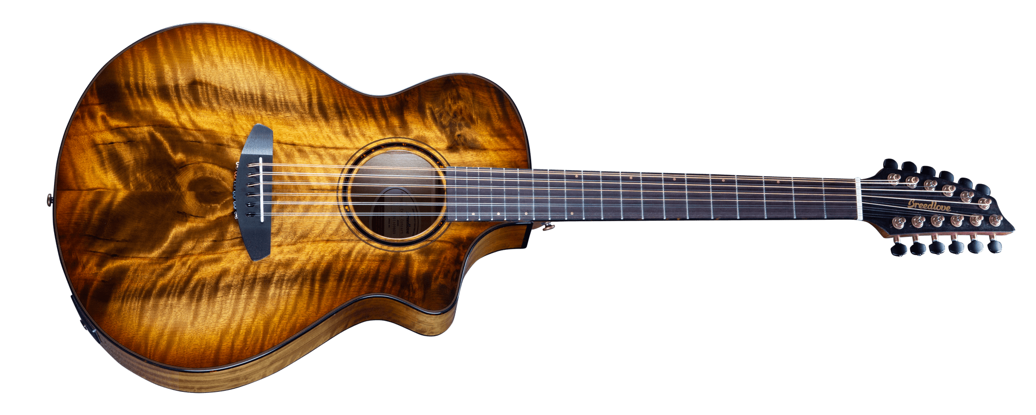 Breedlove Pursuit Exotic S Concert Amber 12 String CE Myrtlewood Myrtlewood by Two Old Hippies