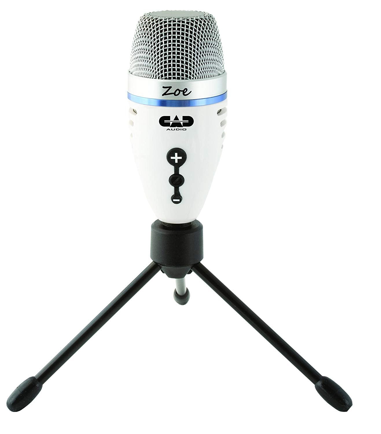 CAD Zoe USB Condenser Recording Microphone with TrakMix Headphone Output by Coast Music