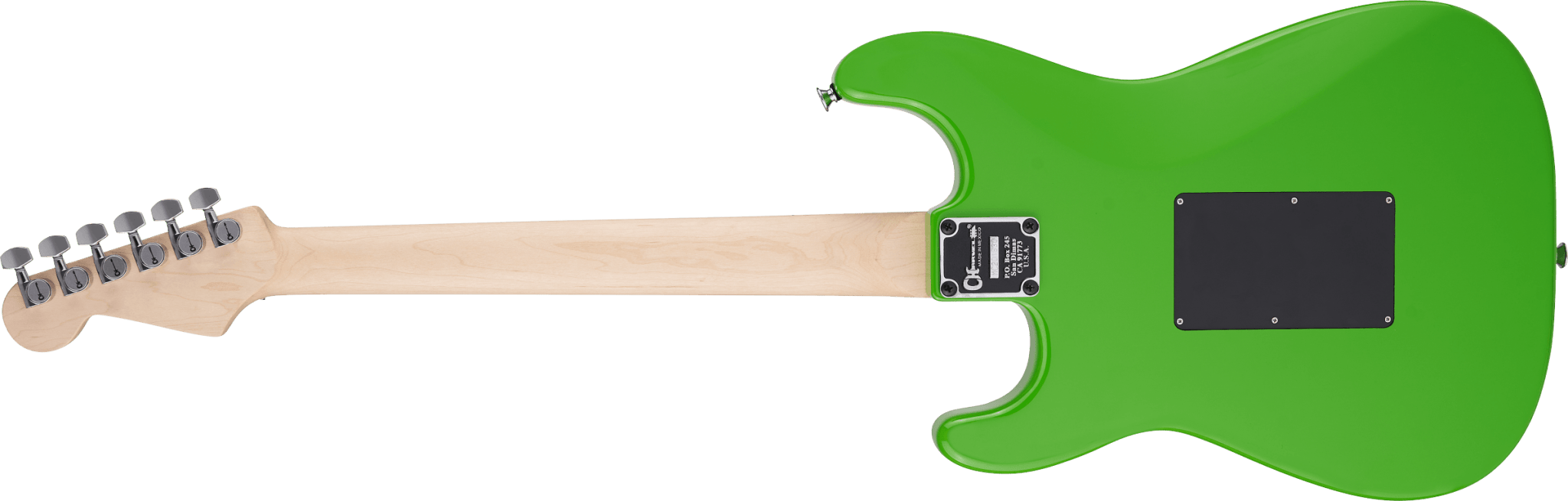 Charvel Pro - Mod So - Cal Style 1 HSH FR M, Maple Fingerboard, Slime Green by FMIC