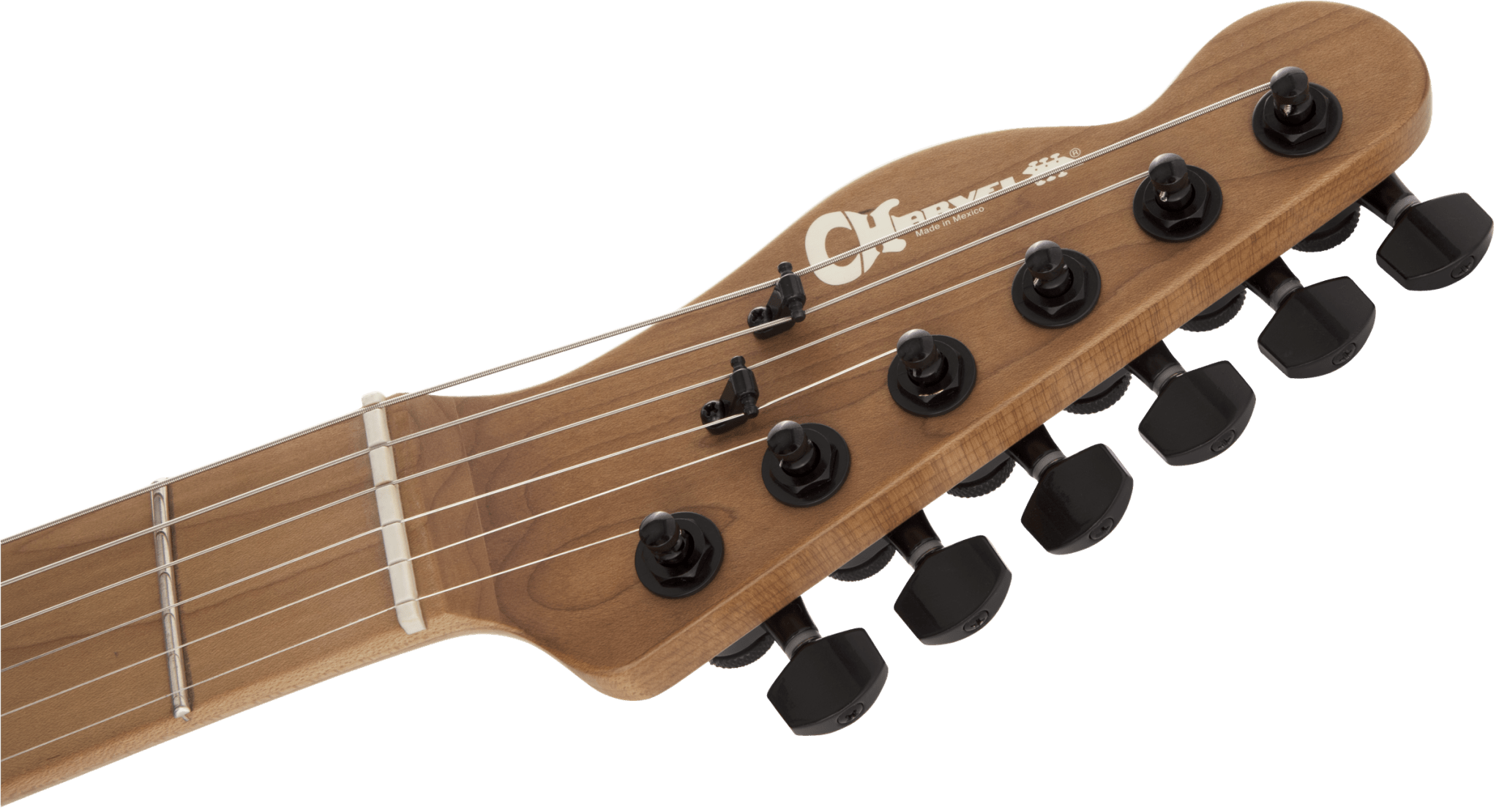 Charvel Pro - Mod So - Cal Style 2 24 HH HT CM, Caramelized Maple Fingerboard, Satin Black by FMIC
