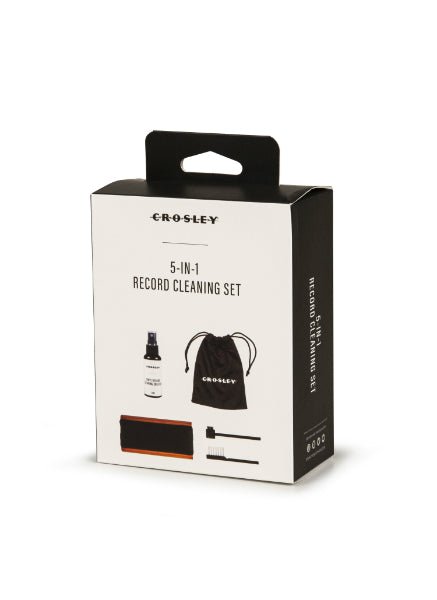 Crosley 5 - in - 1 Vinyl Deluxe Record Cleaning Set by Deer Park Dist.