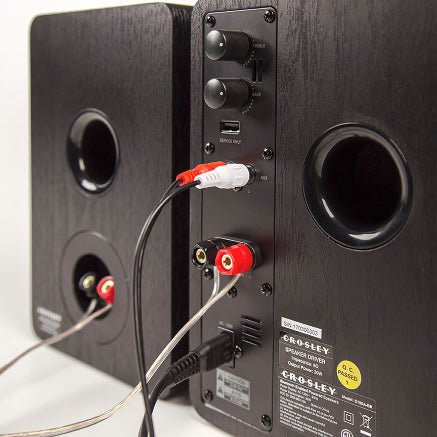 Crosley C - Series Bluetooth Enabled Powered Speakers by Deer Park Dist.