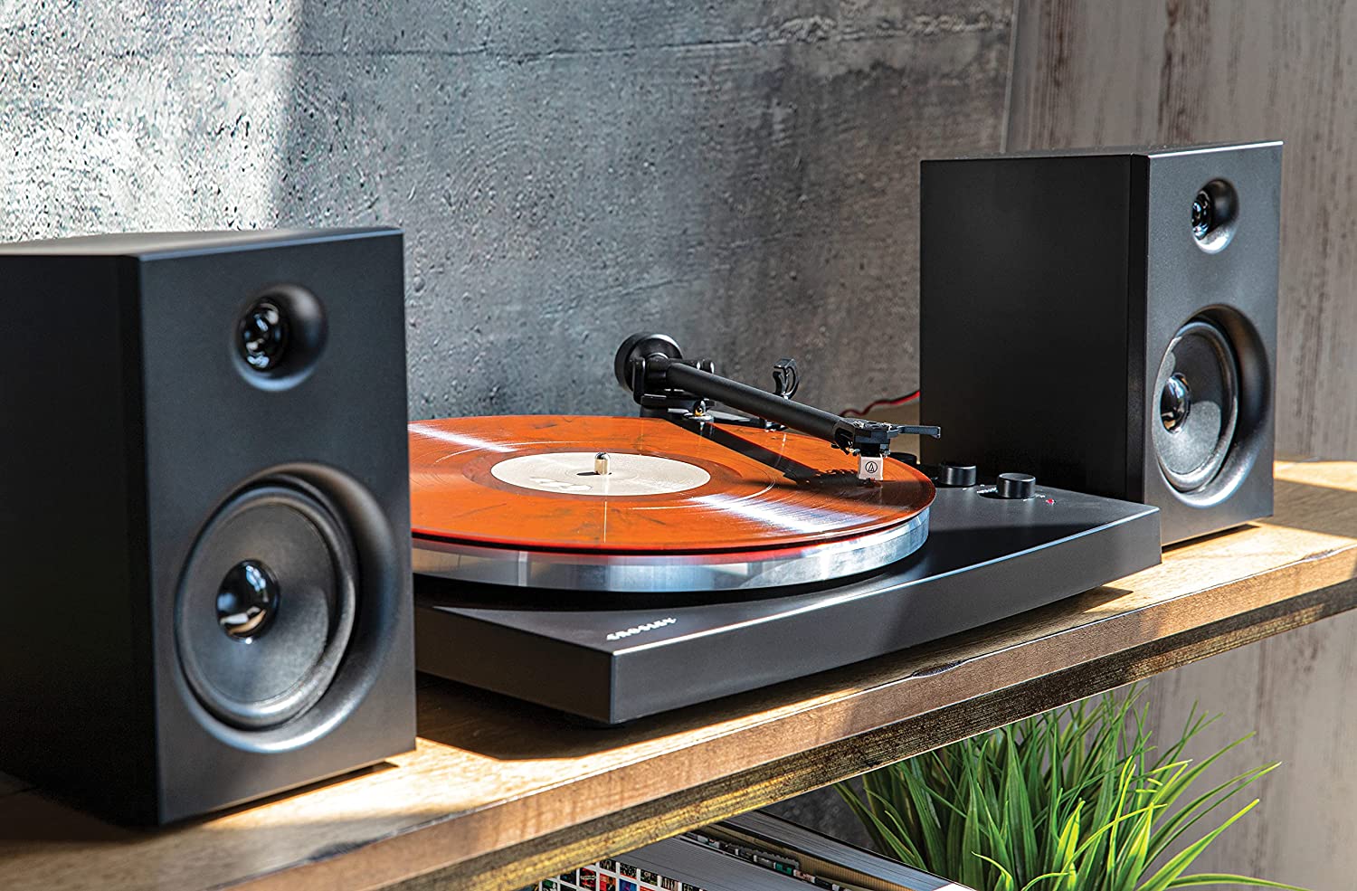 Crosley T150 Turntable System, Black by Deer Park Dist.