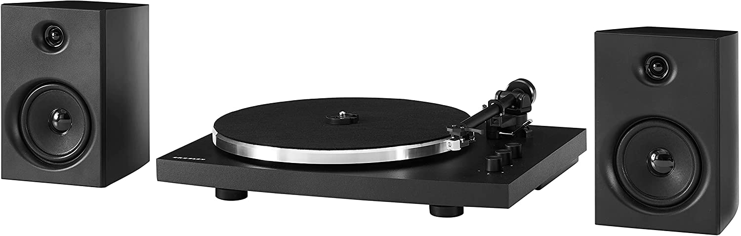 Crosley T150 Turntable System, Black by Deer Park Dist.