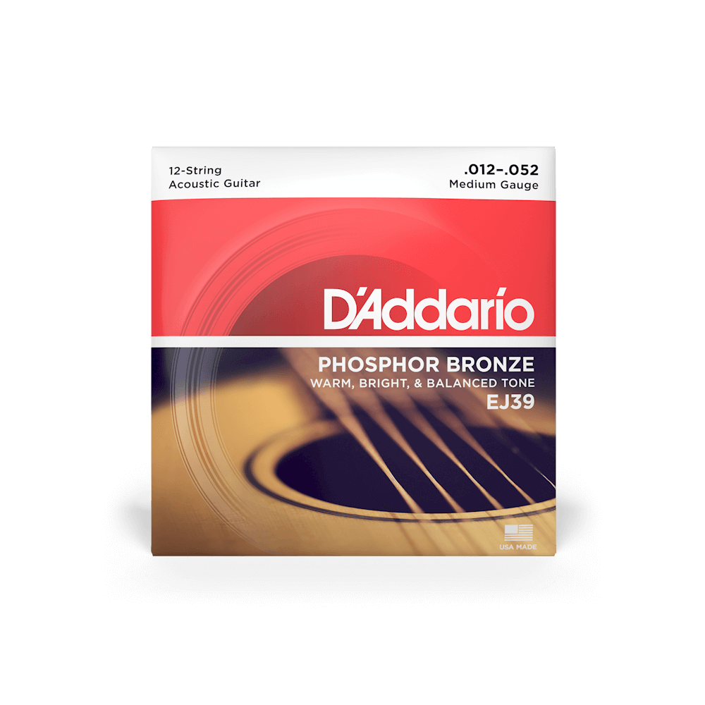 D'Addario Acoustic Guitar Strings 12 - String Phosphor Bronze by D'Addario Canada