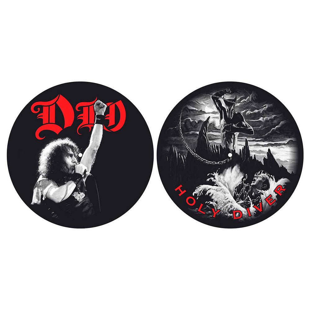 DIO TURNTABLE SLIPMAT SET: HOLY DIVER (RETAIL PACK) by Rock Off Trade