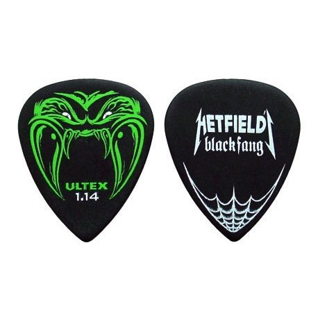Dunlop James Hetfield Black Fang Pick Tin, 6 Picks 1.14 by Coast Music