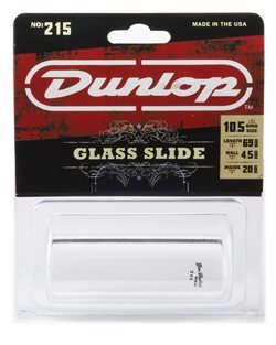 Dunlop JD215 Pyrex Glass Slide with Heavy Wall (Medium) by Coast Music