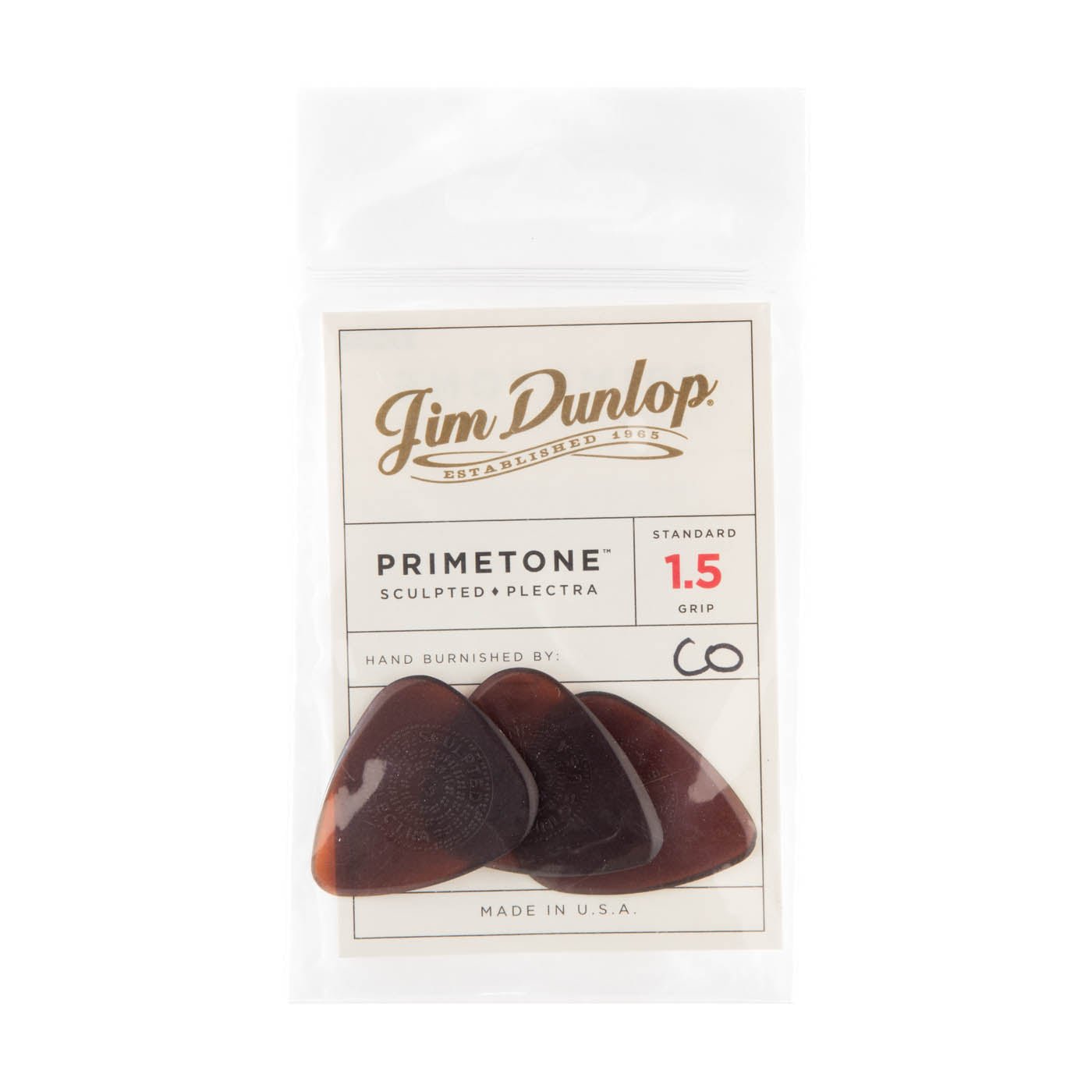 Dunlop Primetone® Standard Guitar Pick (3/pack) by Coast Music