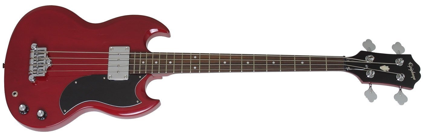 Epiphone EB - 0 Short Scale Bass Guitar Cherry by Yorkville