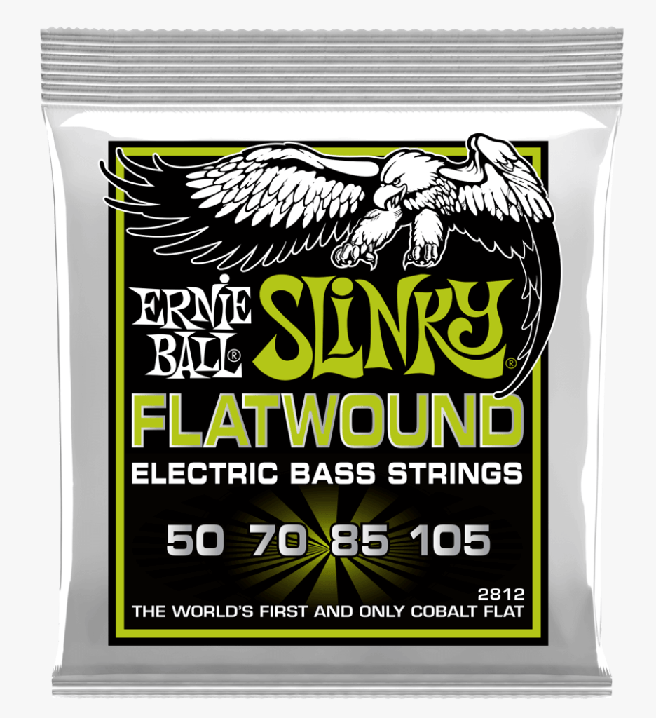 Ernie Ball Regular Slinky Flatwound Bass Strings, 50 - 105 by Yorkville