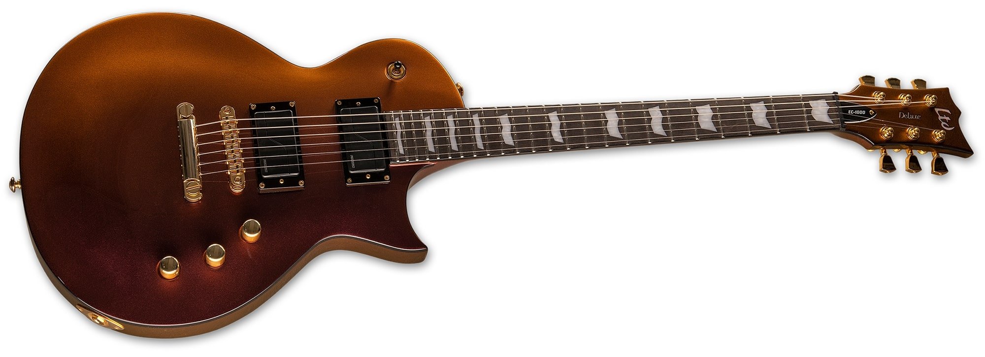 ESP LTD EC - 1000 Electric Guitar, Gold Andromeda by B&J
