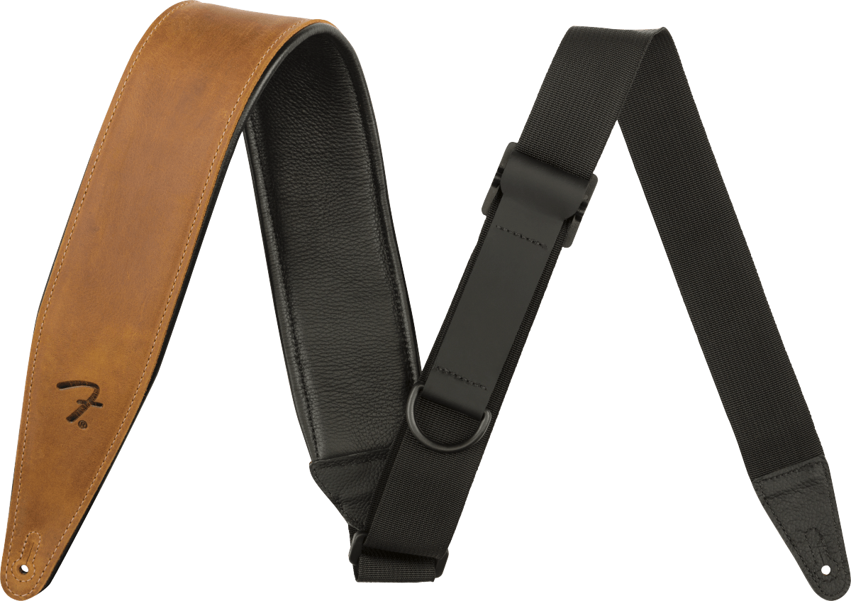 Fender 2.5" RIGHT HEIGHT™ LEATHER STRAP by FMIC
