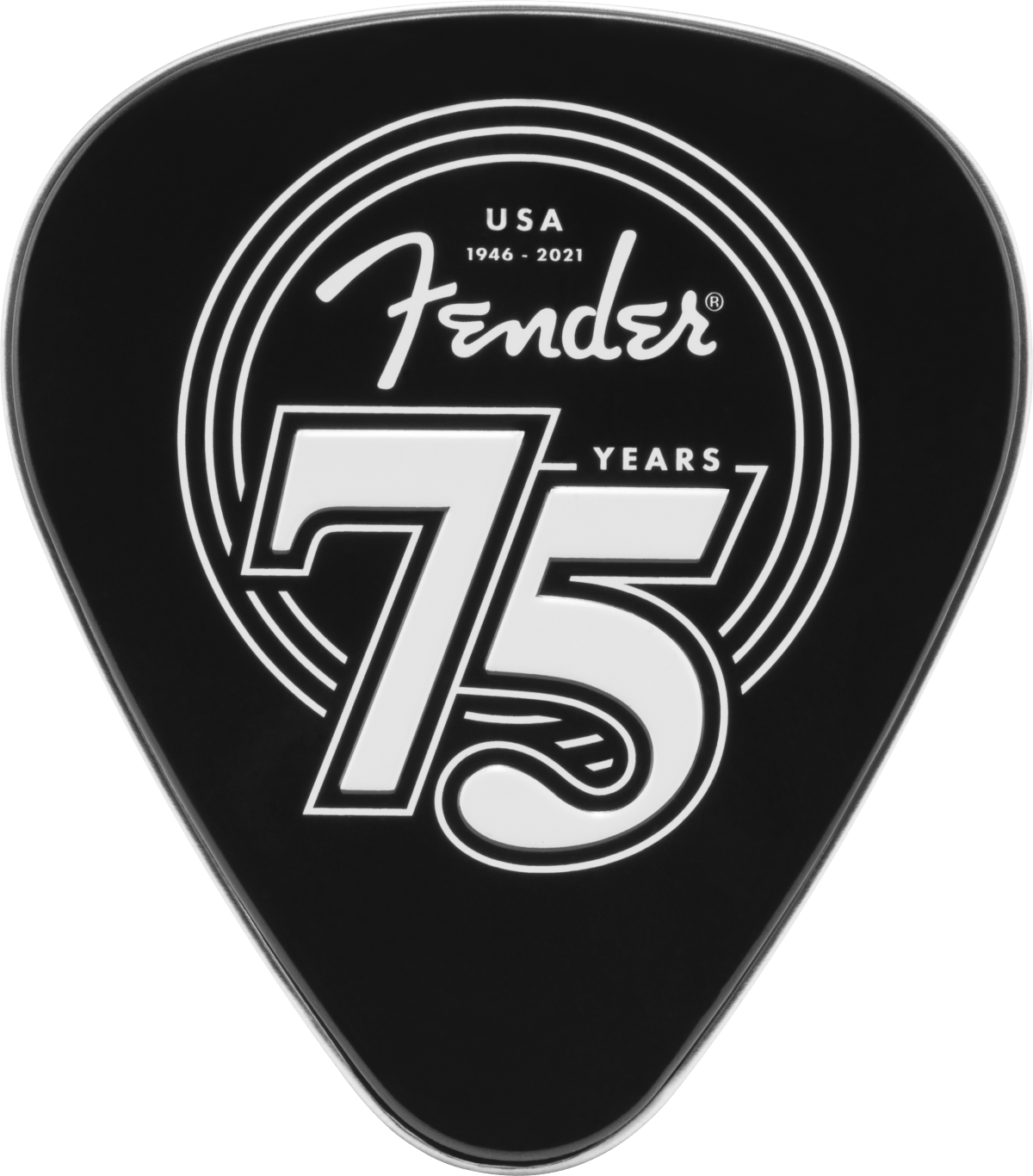 Fender 75th Anniversary Pick Tin (18) by FMIC