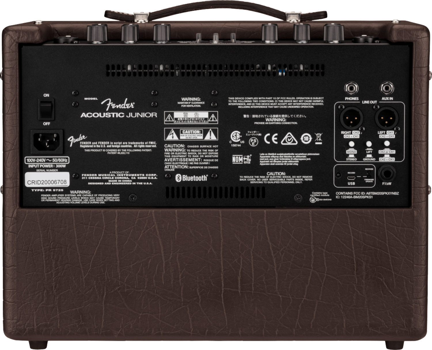 Fender Acoustic Junior, 120V by FMIC
